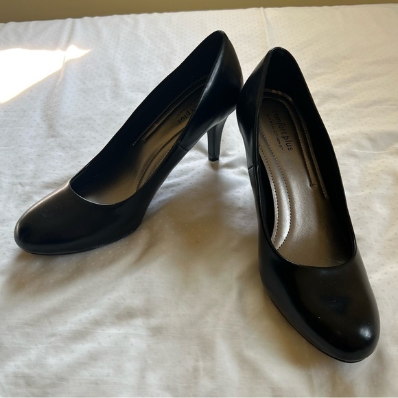 Comfort Plus by Predictions- Round Toe- 3in Heel- Black - 9.5 - Picture 1 of 12
